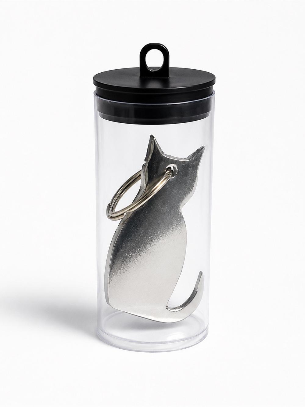 Cat Metal Keychain - Picture 3 of 5